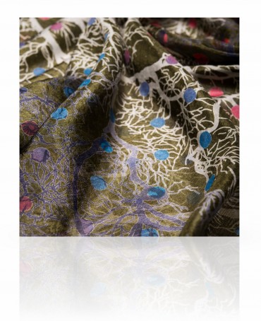 Палантин Женский S-TREE.DOTS/OLIVE